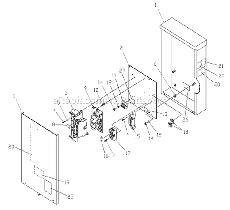 Page A Diagram and Parts List for 071037-0  Briggs and Stratton Generator